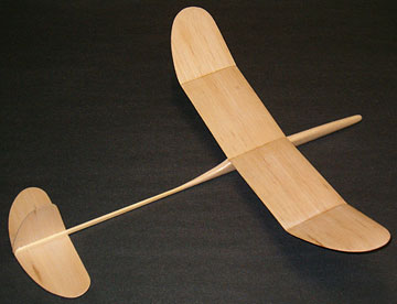 Airfield Models - Graupner Mini - A Free Flight Balsa Wood Glider