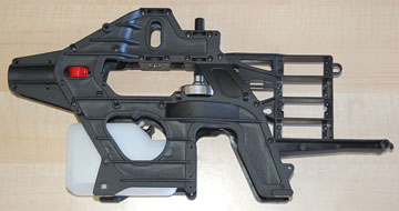 The completed frame assembly.