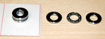 Thrust bearings.