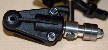 Press the lock nuts into the recesses and bolt the housing together.
