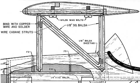 Cabane detail from Sig Smith Miniplane plans