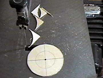 Cut off excess material leaving enough left to sand to final shape.