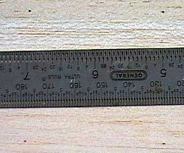 The pin holes clearly mark the hatch outlines.