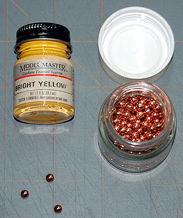 Add copper BB's to your paint to help mix the pigment.