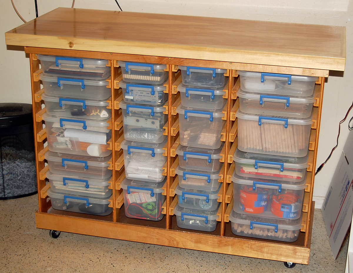 Easy DIY Storage Bin Organizer Cabinet, for Newbies! 