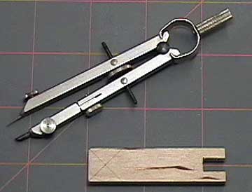 thumbscrew. Use a compass