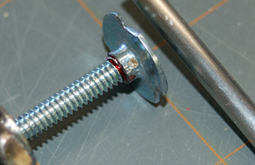 Use a vise or strong pliers to crimp the shank of the blind nut to make it extra secure.