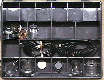 Compartmentalized containers help keeps small tools and parts organized and safe from damage.