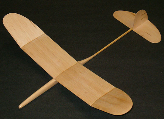 Graupner Mini - Free Flight Balsa Wood Glider