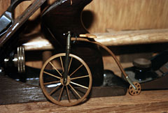 Wooden Old Time (Big Wheel) Bicycle Model