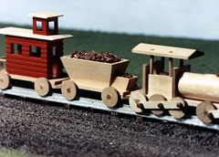 Wooden Model Choo-Choo Train
