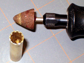 Hole saw sharpening shop tool