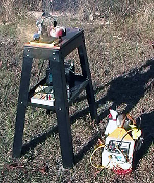 PSP Engine Test Stand mounted to a Craftsman Tool Stand