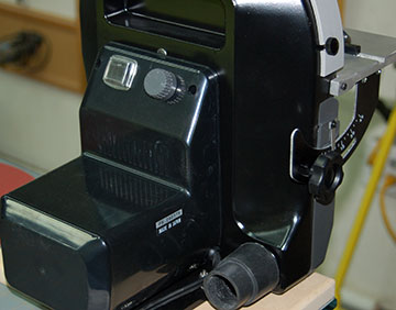 Controls for the 10" Microlux Disk Sander are on the back of the machine.