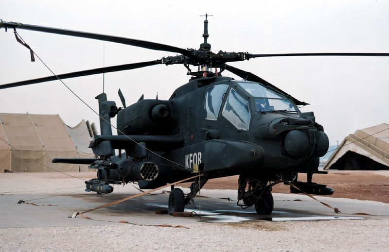 Airfield Models U S Army Ah 64 Apache Attack Helicopter